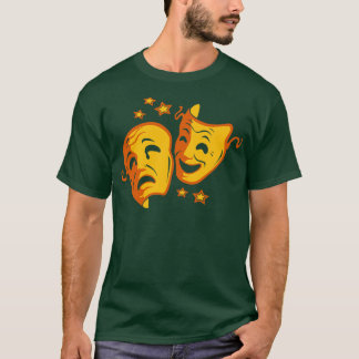 Camiseta Presente no Teatro de Máscara de Broadway