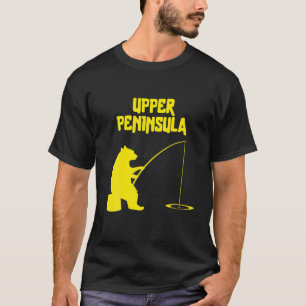 Camiseta Presente no Urso da Península Superior MI Pesca
