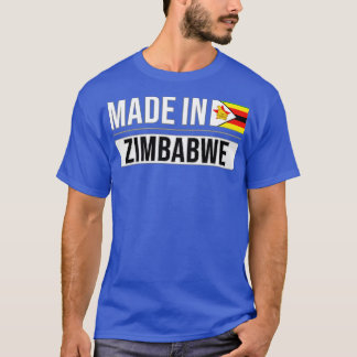 Camiseta Presente no Zimbábue para o Zimbábue com Raízes