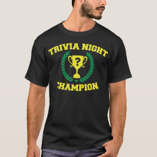 Camiseta Presente noturno do campeão triviano da Trivia