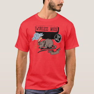 Camiseta Presente novo engraçado do geek do ~ sem fio do