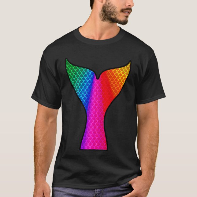 Camiseta Presente Oceano Arco-íris das Sereias Savehe Merma (Frente)
