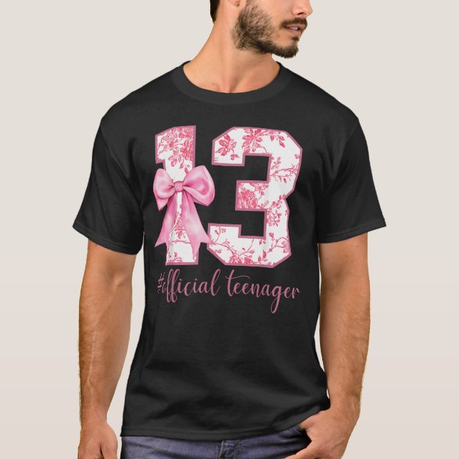 Camiseta Presente Oficial de 13 Anos de Idade Arco Coquette (Frente)