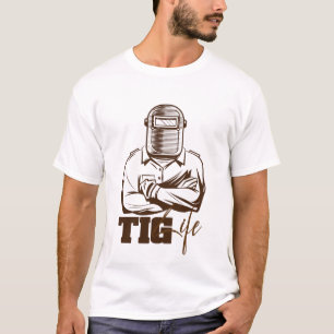 Camiseta Presente Orgulho do Soldador TIG Life