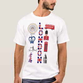 Camiseta Presente ou lembrança de Londres