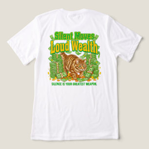 Camiseta Presente Ousado para Construtores de Riqueza Ambic