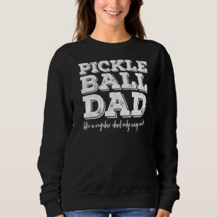 Camiseta Presente Pai de Pickle Ball para Homem Pai de Pick