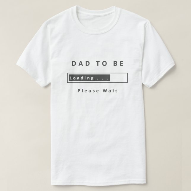 Camiseta Presente Pai Para Ser - Personalizável (Frente do Design)