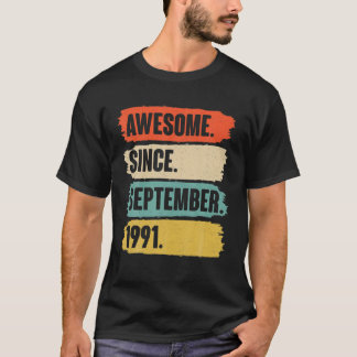 Camiseta Presente Para 30 Anos De Idade - Incrível Desde Se