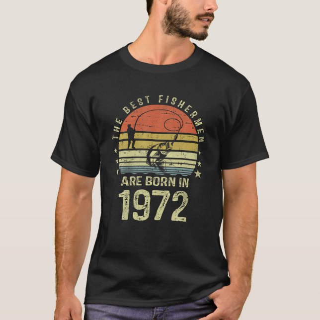 Camiseta Presente Para 50 Anos De Idade: Pescador De Pesca  (Frente)
