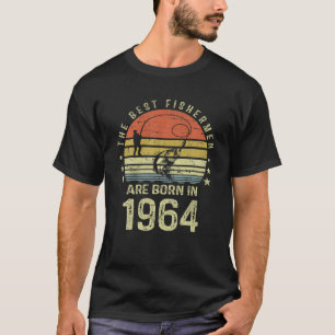 Camiseta Presente Para 58 Anos De Idade: Pescador De Pesca