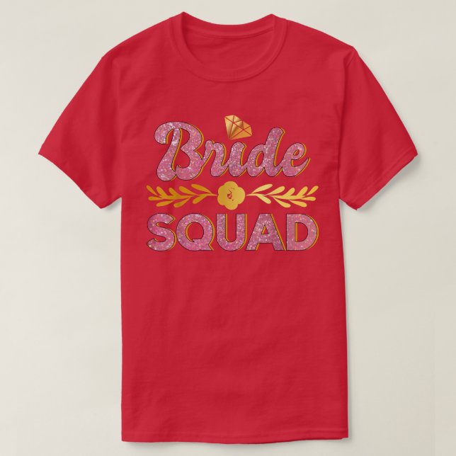 Camiseta Presente para a Brigada de Noivas dos Melhores Ami (Frente do Design)