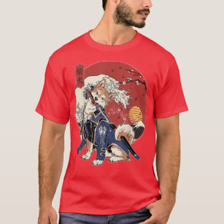 Camiseta Presente Para A Família Japonesa Shiba Samurai Nin