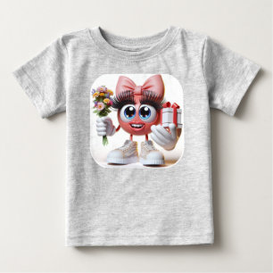 Camiseta Presente para a Mamãe, Emoji, por Natasha Us  
