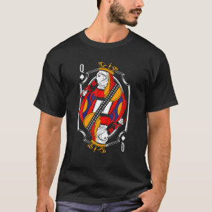 Camiseta Presente para a Rainha dos Cartões de Espadas