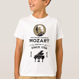 Camiseta Presente para Amante da Música de Mozart
