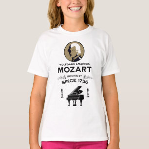 Camiseta Presente para Amante da Música de Mozart