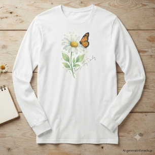 Camiseta Presente para Amante da Natureza Borboleta Monarca
