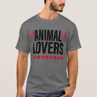 Camiseta Presente para Amante de Animais Amante de Animais