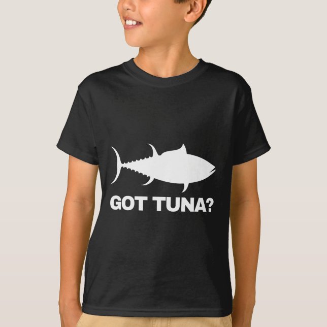 Camiseta Presente para Amante de Atum - Pegou Atum Piada de (Frente)