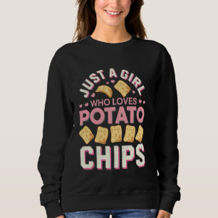Camiseta Presente para Amante de Batata Frita Só Uma Garota
