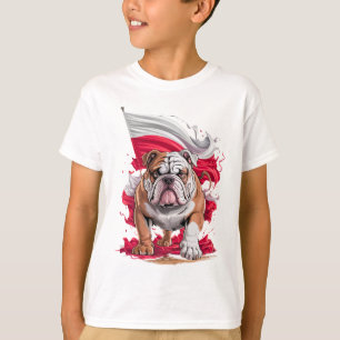 Camiseta Presente para Amante de Cães Bulldog Polonês Desig