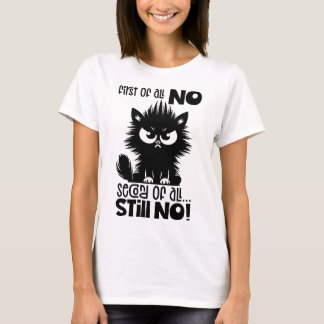 Camiseta Presente Para Amante de Gatos Sem Graça em Primeir