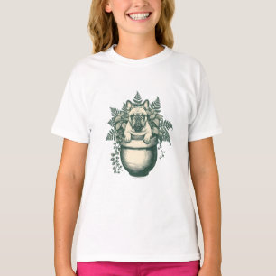 Camiseta Presente para Amante de Plantas e Bulldog Francês