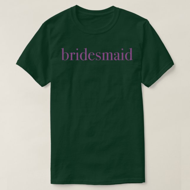 Camiseta Presente para as Damas de Honra do Casamento Tapet (Frente do Design)