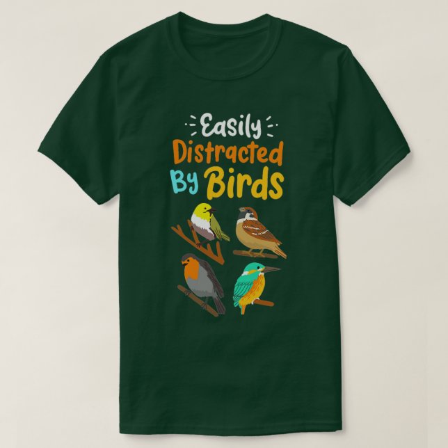 Camiseta Presente para aves que observam aves de capoeira (Frente do Design)