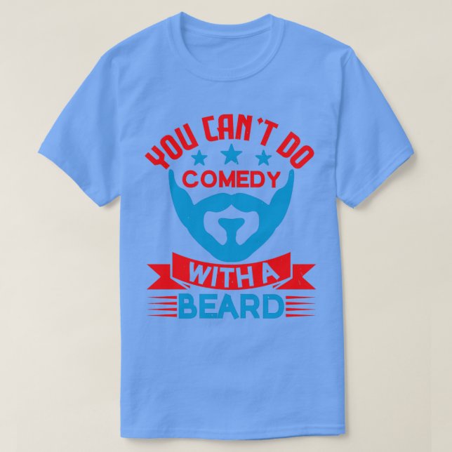 Camiseta Presente para barba e barbeiro 9 (Frente do Design)