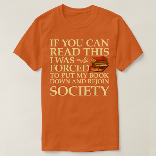 Camiseta Presente Para Bookaholic Bookworm Funny Read Books (Frente do Design)