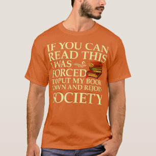 Camiseta Presente Para Bookaholic Bookworm Funny Read Books