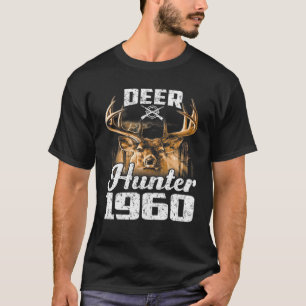 Camiseta Presente para caçador de veados de 60 anos, 1960,