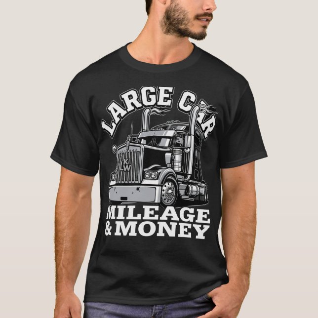 Camiseta Presente para Caminhoneiro de Grande Carro e Econo (Frente)