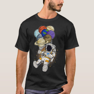 Camiseta Presente para Ciência Cosmonauta do Planeta Espaci