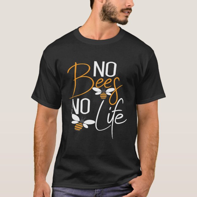 Camiseta Presente para conservação das abelhas apícolas (Frente)