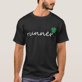 Camiseta Presente para Corredor Sortudo, Maratona Dia de Sã
