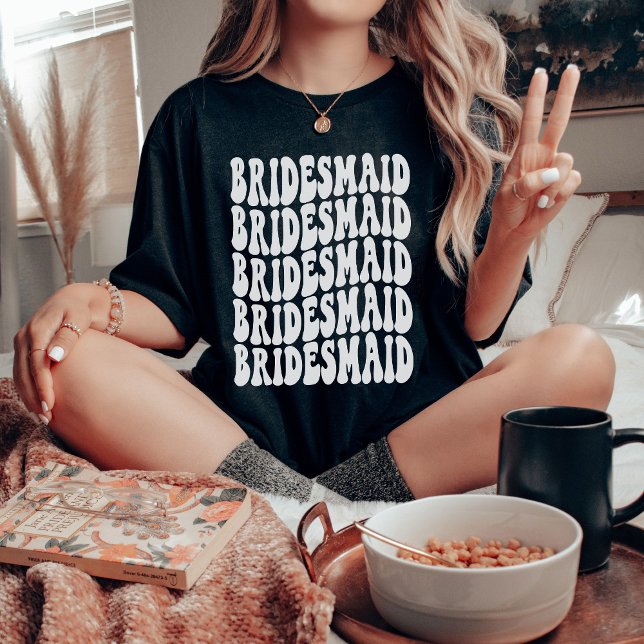 Camiseta Presente para Damas de Honra Personalizado para a  (Criador carregado)