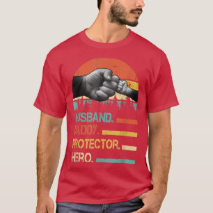 Camiseta Presente para Dia de os pais Herói do Protetor do