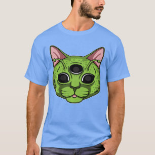 Camiseta Presente para dono de gato fã de filme de terror e