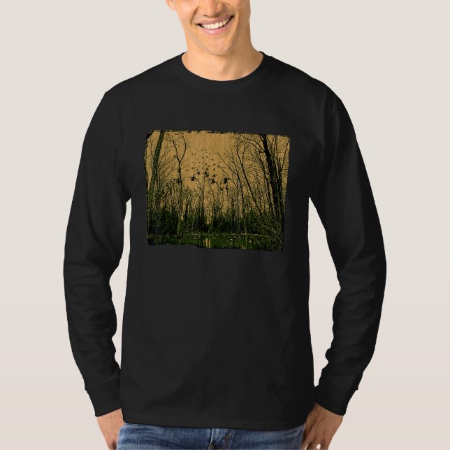 Camiseta Presente para Ele, Patos, Caça a Patos, Caçador de (Frente)