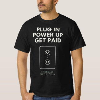 Camiseta Presente para Eletricista Conecte, Energize, Ganhe