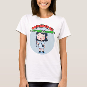 Camiseta Presente para Enfermeira Energizado por Café & Scr