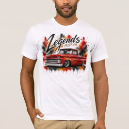 Camiseta Presente para Entusiasta de Caminhão Legends Never