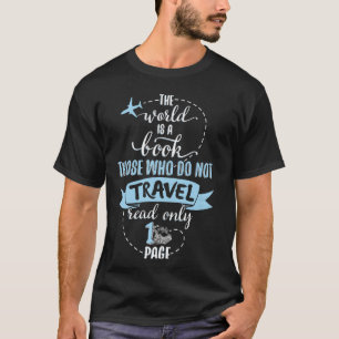 Camiseta Presente para entusiastas do livro - O mundo é um