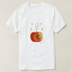 Camiseta Presente Para Eva - Apple Paraíso - De Adão - Engr