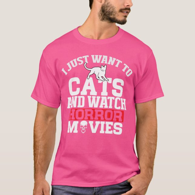 Camiseta Presente para fã de filme de terror Halloween aman (Frente)