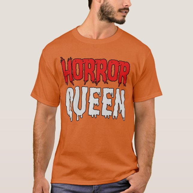 Camiseta Presente para fã de filme de terror Rainha do Horr (Frente)