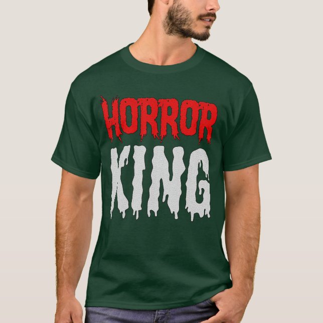 Camiseta Presente para fã de filmes de terror Rei do Terror (Frente)